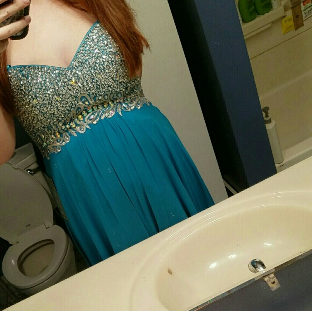 BLUE PROM DRESS!!!